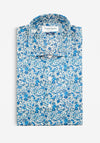 Navy/Blue/White Floral Shirt