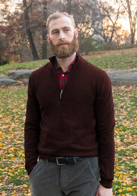 Full Zip Merino Sweater