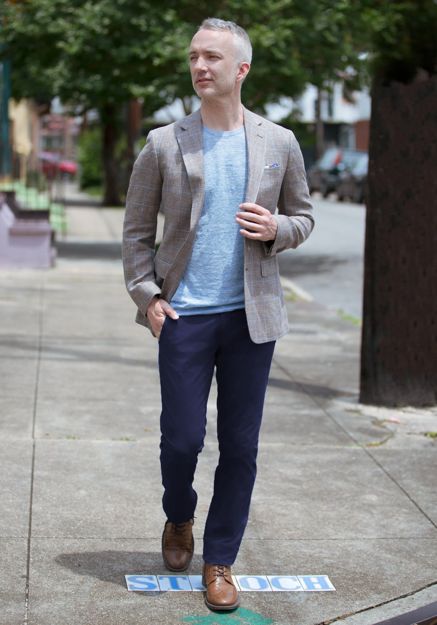 Tailored Fit Washed Cotton Chino