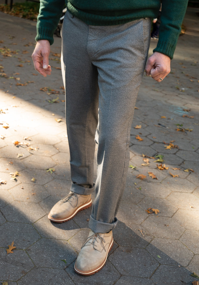 Printed Check Pants