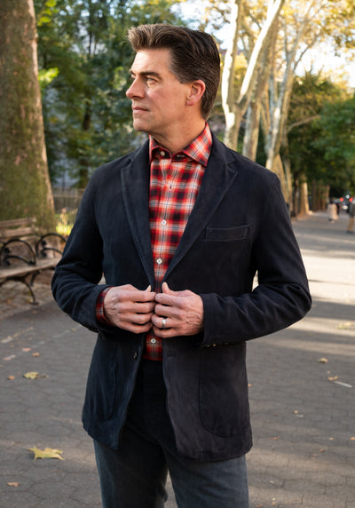 Suede Blazer