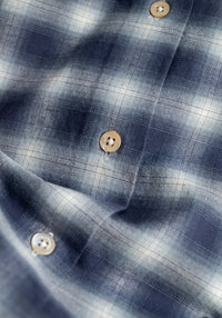 Navy Plaid Sport Shirt