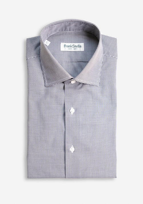 Black Microcheck Sport Shirt