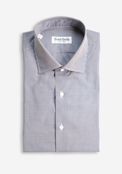 Black Microcheck Sport Shirt