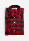 Red/Black Plaid Flannel Shirt
