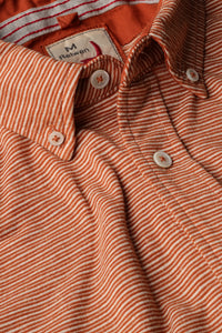 Hemp Stripe Buttondown Sport Shirt