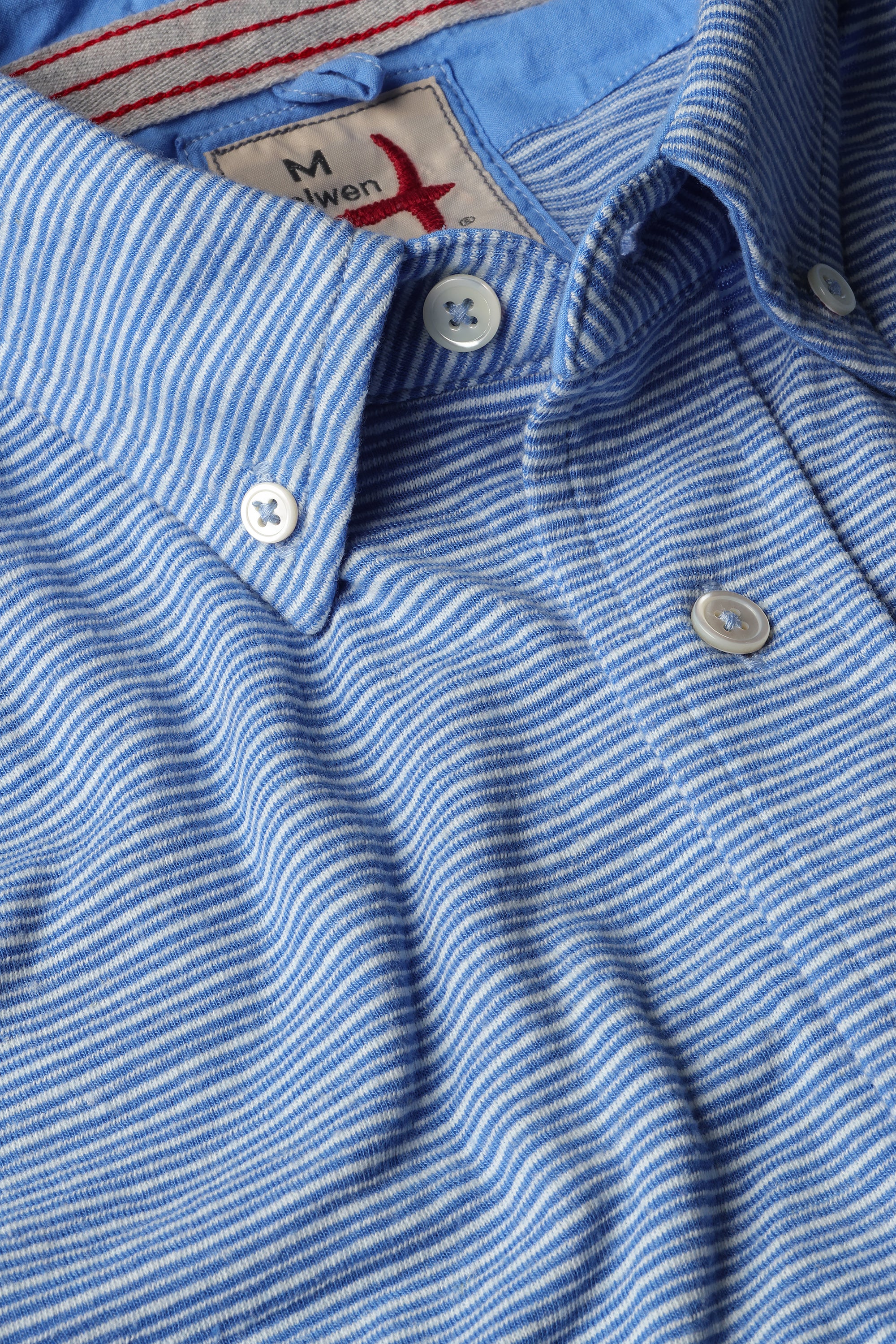Hemp Stripe Buttondown Sport Shirt