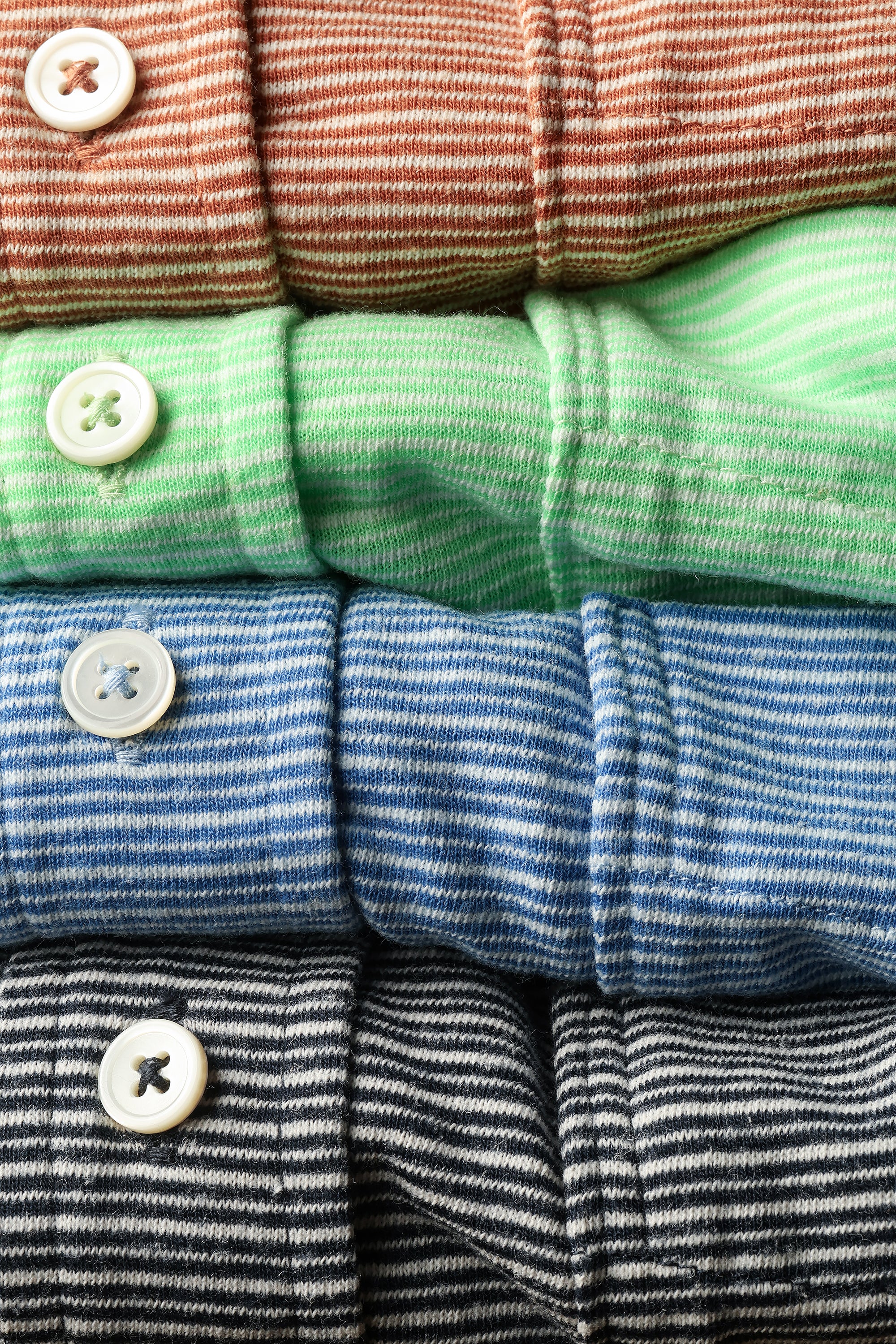 Hemp Stripe Buttondown Sport Shirt