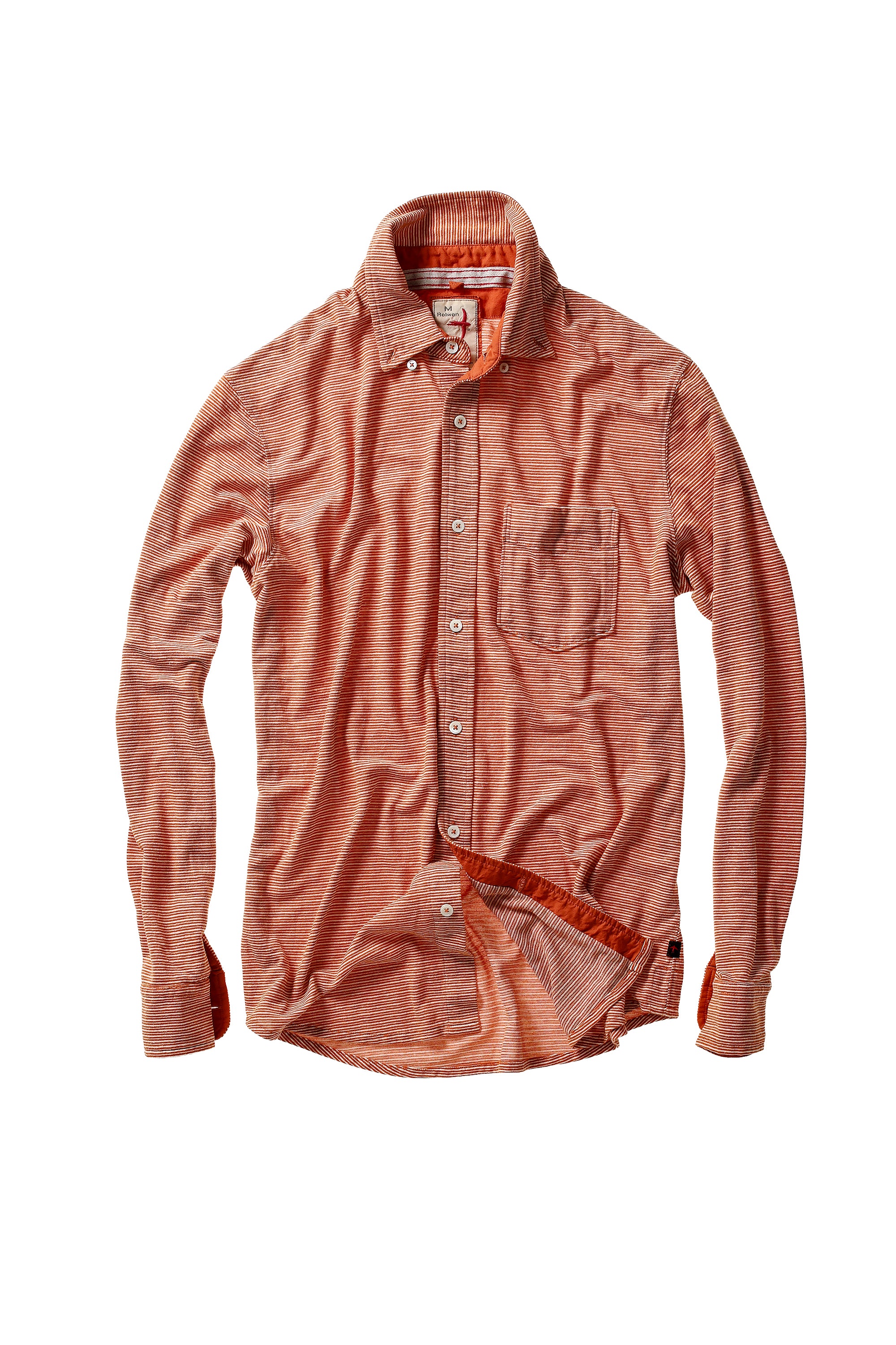 Hemp Stripe Buttondown Sport Shirt