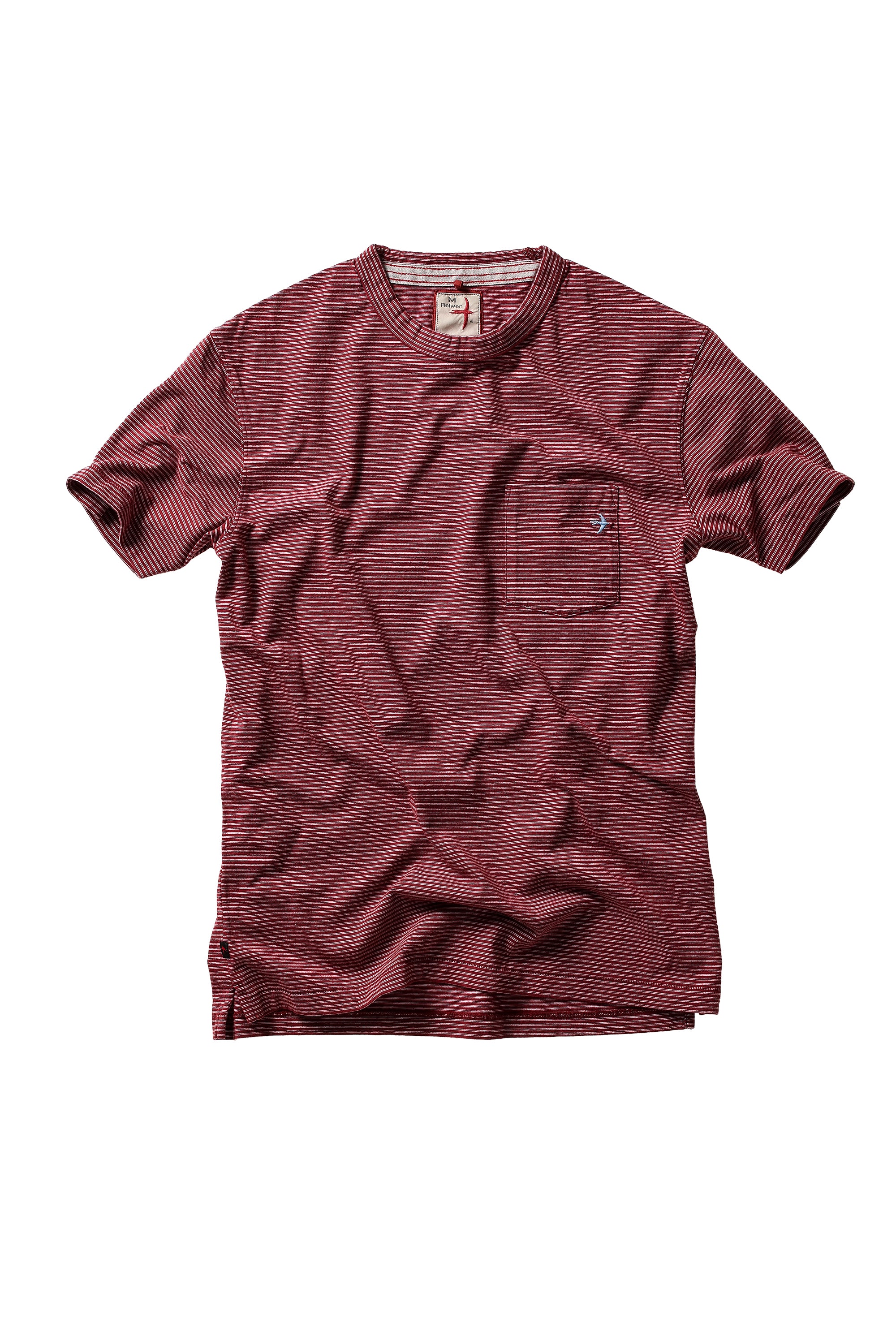 Double Feed Stripe Tee