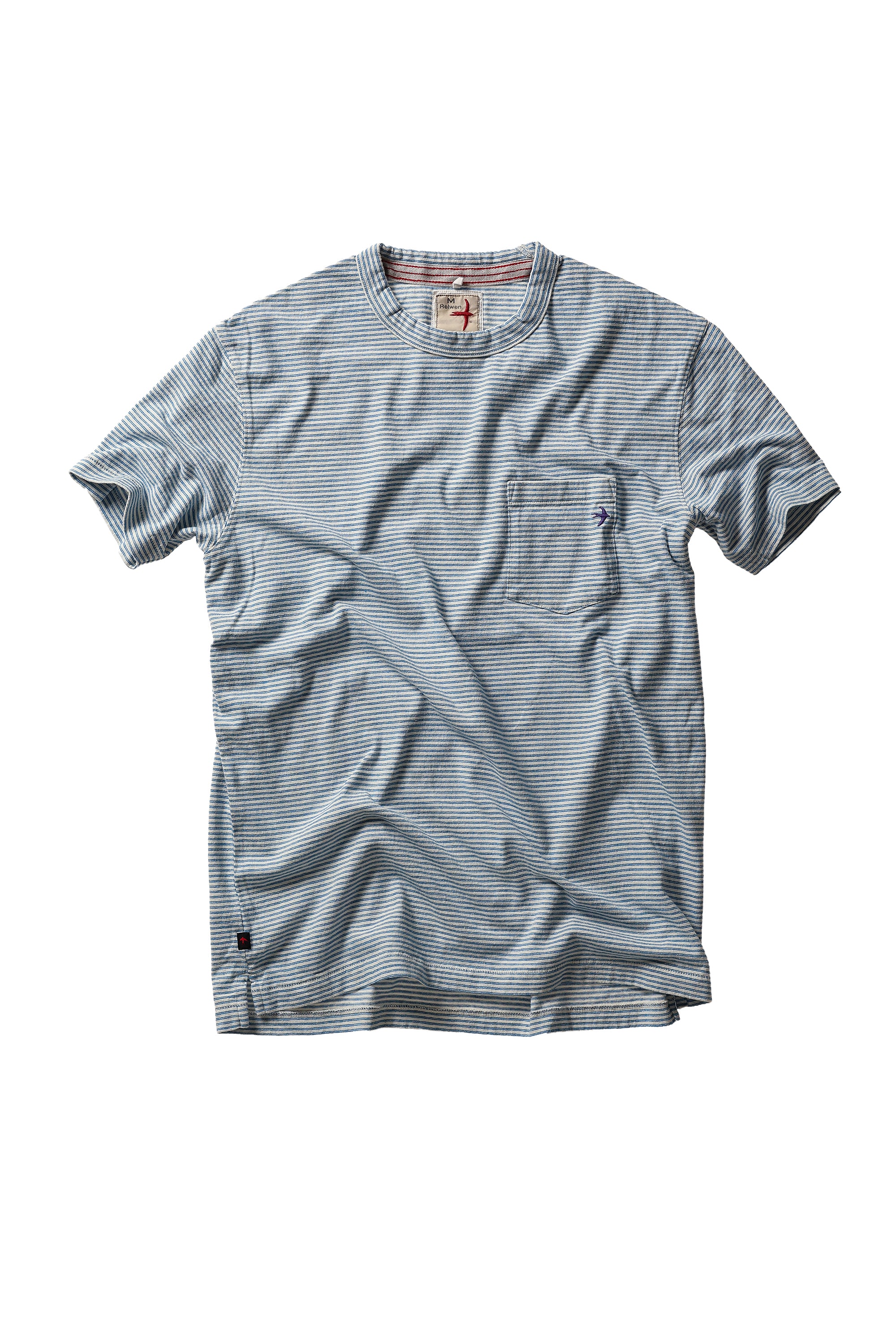Double Feed Stripe Tee