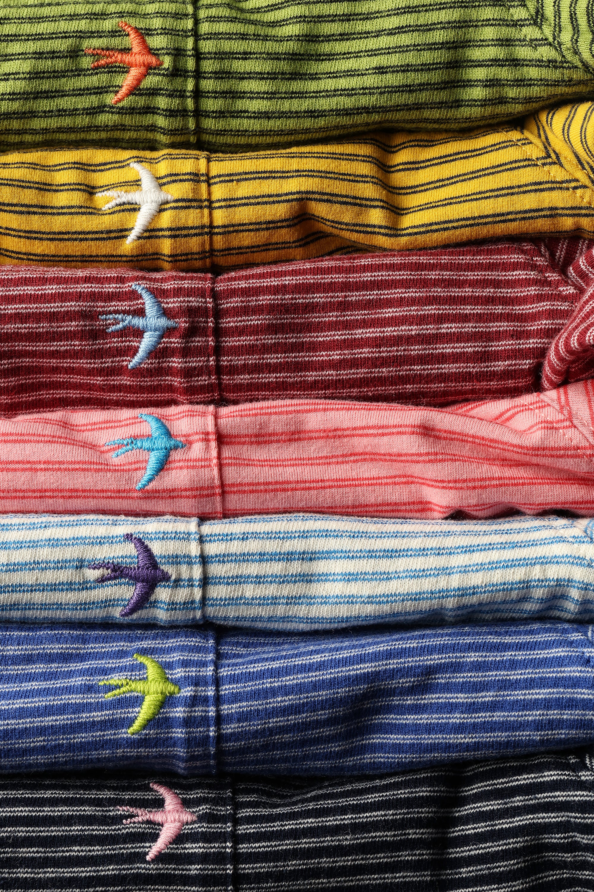 Double Feed Stripe Tee