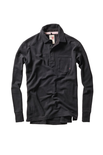Long Sleeve Vintage Pique Polo