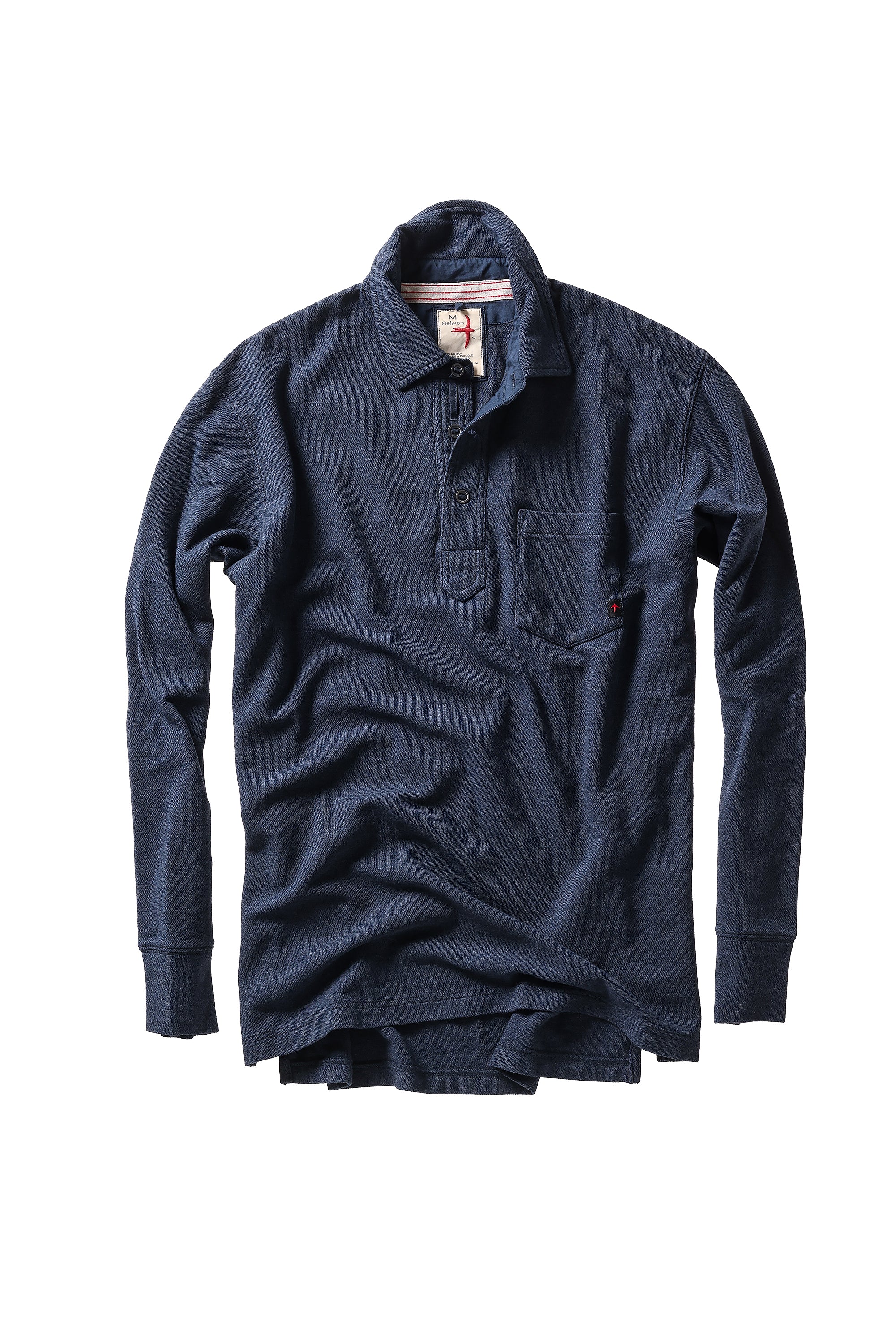 Long Sleeve Vintage Pique Polo