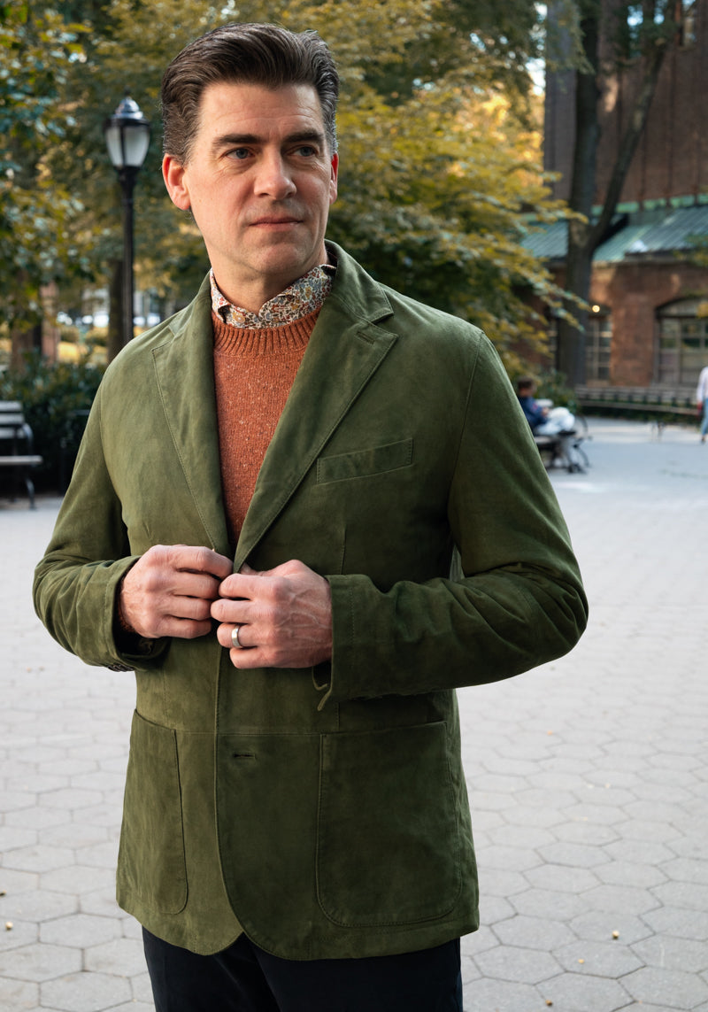 Suede Blazer
