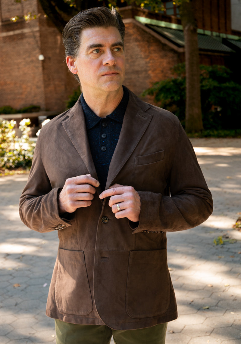 Suede Blazer