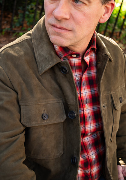 Suede Shirt Jacket