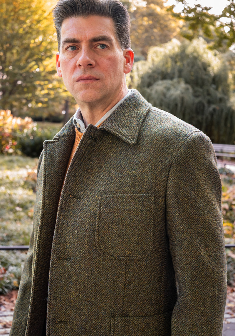 Harris Tweed Shirt Jacket – Frank Stella Clothiers