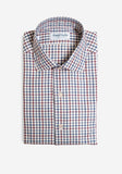 Wine/Navy Heavy Twill Sport Shirt