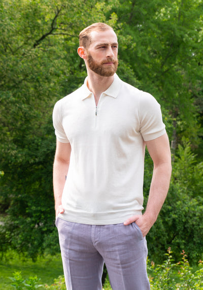 1/4 Zip Polo