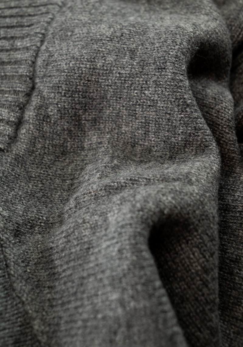 Lambswool & Cashmere Full Zip Vest