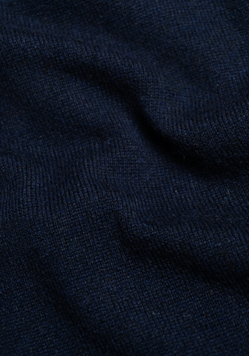 Pure Cashmere 1/4 ZIP Sweater