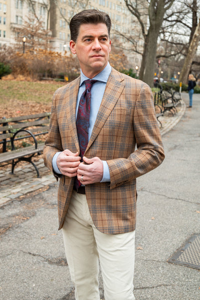 Camel Check Sport Coat