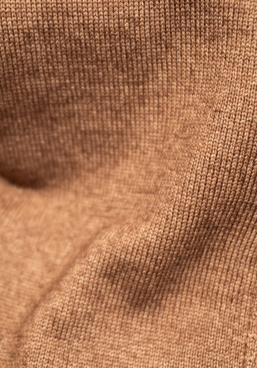 Vintage Wash Merino Full Zip Sweater