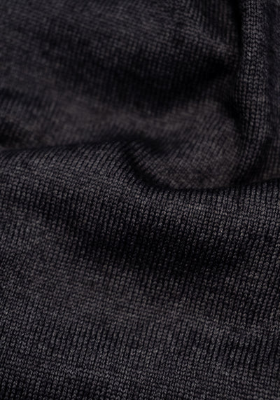 Vintage Wash Merino Full Zip Sweater