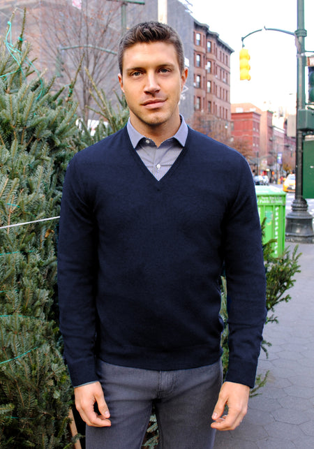 Nylon Front Full Zip Sweater