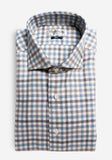 Blue/Grey Check Sport Shirt