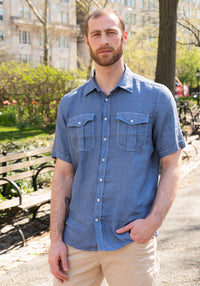 Two Pocket Linen Shirt