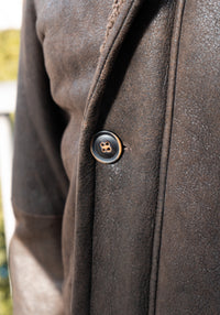 Frank Stella Classic 3/4 Length Shearling Coat - Men's & Women's - Frank Stella Clothiers