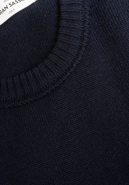 Reverse Stitch Crewneck Sweater