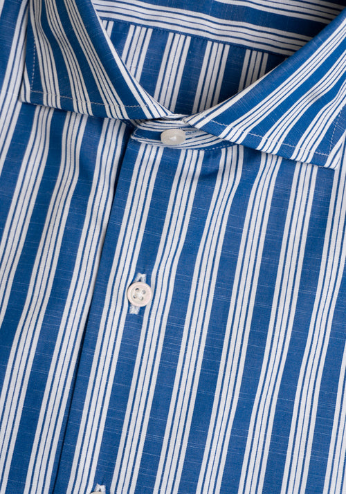 Royal Blue Stripe Shirt
