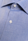 Blue Herringbone Shirt