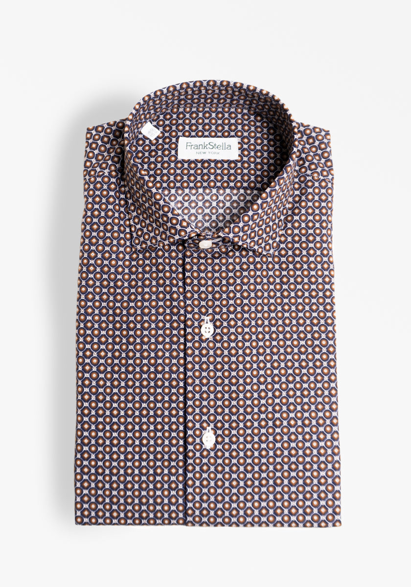 Brown Geo Shirt