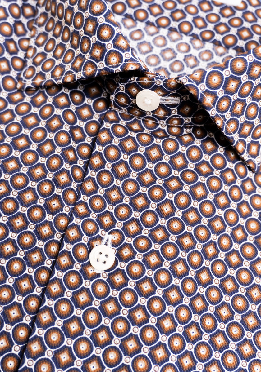 Brown Geo Shirt