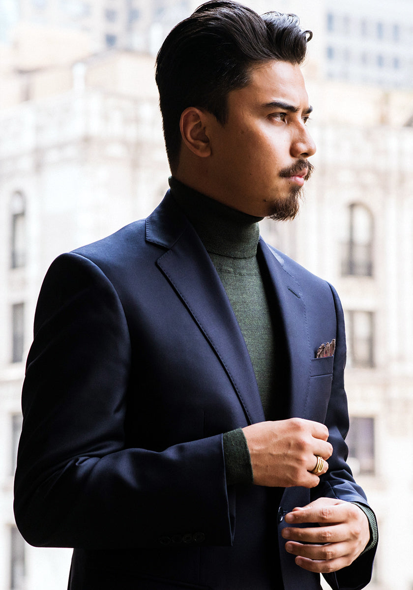 Gran Sasso Extra Fine Merino Turtleneck - Frank Stella Clothiers