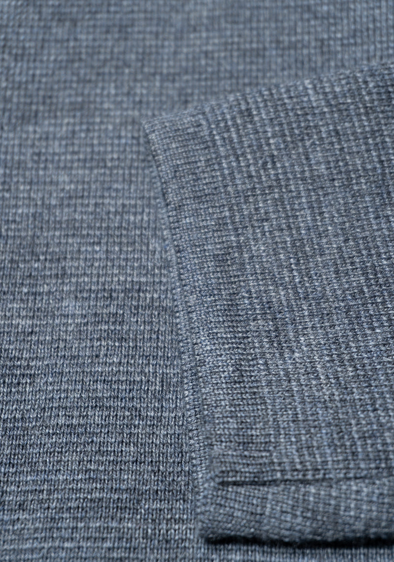 Gran Sasso Full Zip Merino Sweater - Frank Stella Clothiers