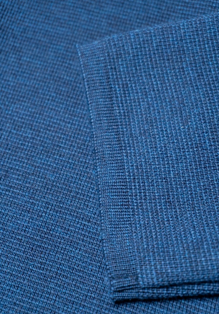 Gran Sasso Full Zip Merino Sweater - Frank Stella Clothiers