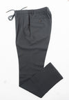 Frank Stella Seersucker Pleated Drawstring Trousers