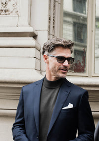 Gran Sasso Extra Fine Merino Mockneck - Frank Stella Clothiers