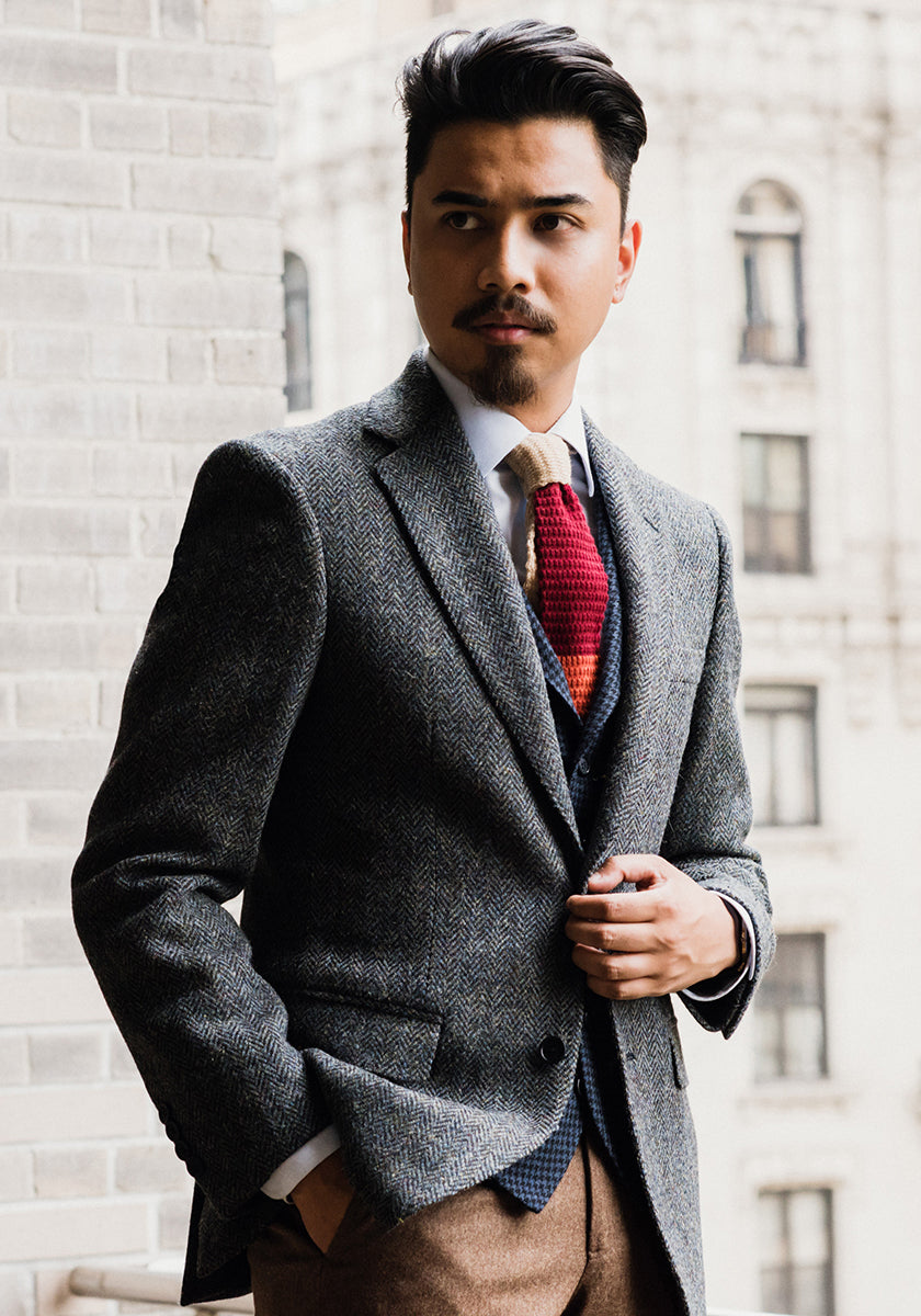 Harris Tweed Herringbone Sport Coat – Frank Stella Clothiers