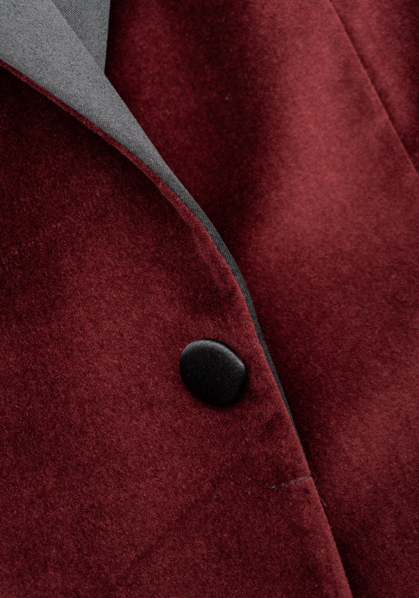 Burgundy Dinner Jacket