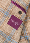 Brown and Blue Plaid Sport Coat
