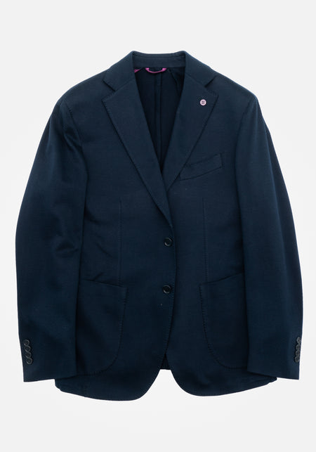 Navy/Blue Check Sport Coat