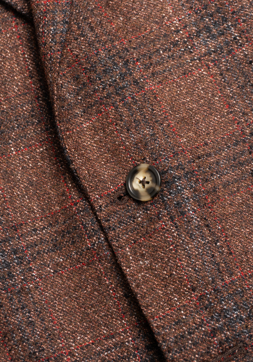 Rust Plaid Sport Coat
