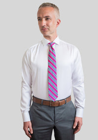 Frank Stella White Slim Fit Dress Shirt - Frank Stella Clothiers