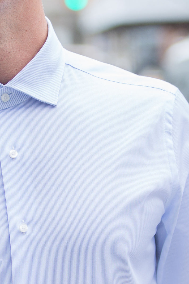 Blue Stripe Dress Shirt